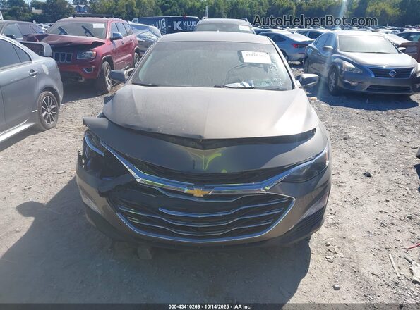 1G1ZD5ST1LF019084 2020 CHEVROLET MALIBU Brown ხელსაწყოთა პანელის ხედი