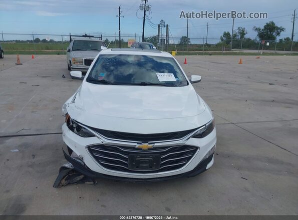 1G1ZD5ST2MF026563 2021 CHEVROLET MALIBU Белый Вид щитка приборов