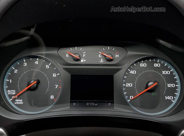 1G1ZD5ST2NF135509 2022 CHEVROLET MALIBU Blue Widok zestawu wskaźników