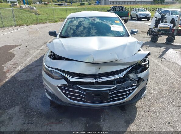 1G1ZD5ST3LF093722 2020 CHEVROLET MALIBU Silver Instrument cluster view