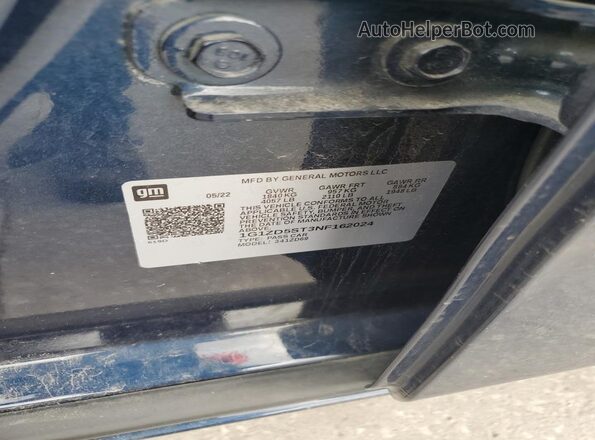 1G1ZD5ST3NF162024 2022 CHEVROLET MALIBU Синий Вид подкапотного пространства