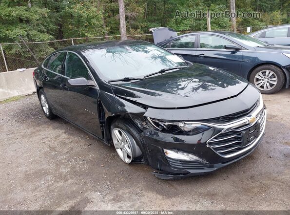 1G1ZD5ST4NF181486 2022 CHEVROLET MALIBU Черный Вид спереди