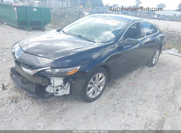 1G1ZD5ST5LF129202 2020 CHEVROLET MALIBU Black Przód lewy
