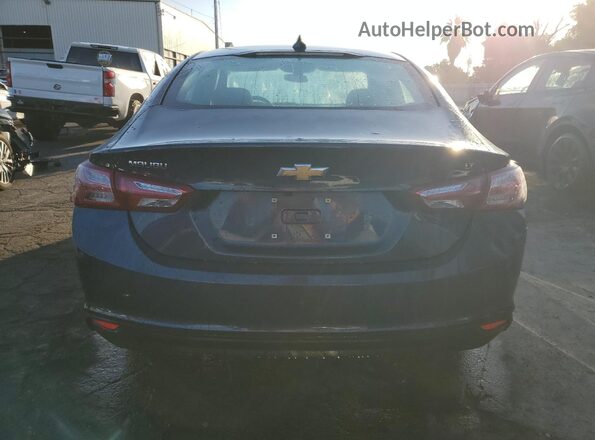 1G1ZD5ST6NF194675 2022 CHEVROLET MALIBU Синий Вид сзади