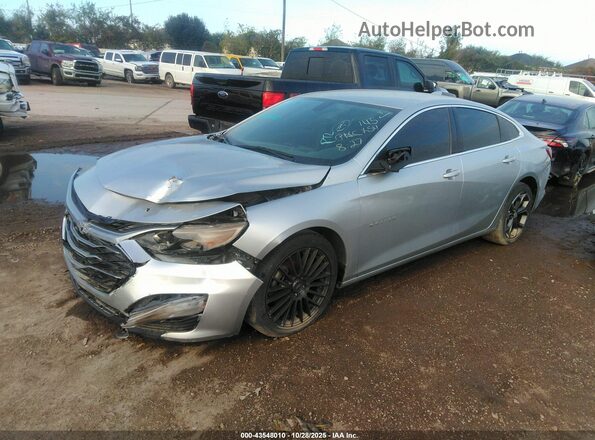 1G1ZD5ST8MF073872 2021 CHEVROLET MALIBU Silver Передня ліва чверть