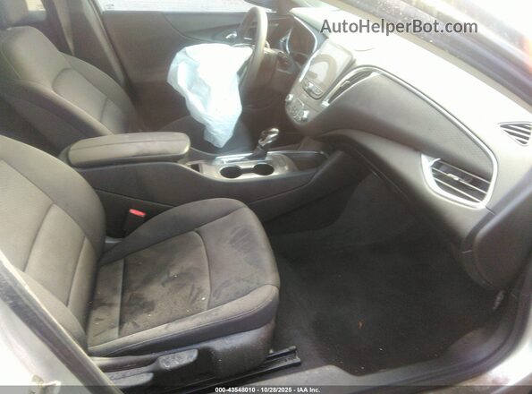 1G1ZD5ST8MF073872 2021 CHEVROLET MALIBU Silver Вид салону спереду