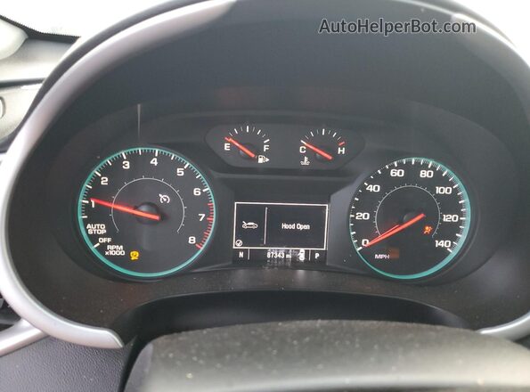 1G1ZD5ST8NF162584 2022 CHEVROLET MALIBU Blue Widok zestawu wskaźników