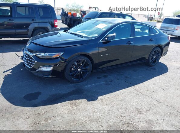 1G1ZD5ST9NF174372 2022 CHEVROLET MALIBU Черный Передняя левая четверть