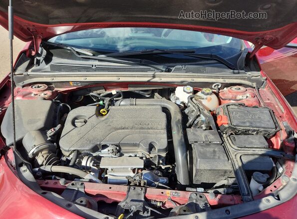 1G1ZD5ST9RF160008 2024 CHEVROLET MALIBU Red Вид задньої частини салону