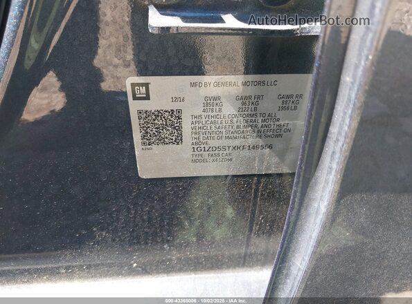 1G1ZD5STXKF149556 2019 CHEVROLET MALIBU Navy Вид подкапотного пространства