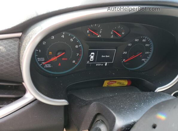 1G1ZG5ST2LF151648 2020 CHEVROLET MALIBU Black Instrument cluster view