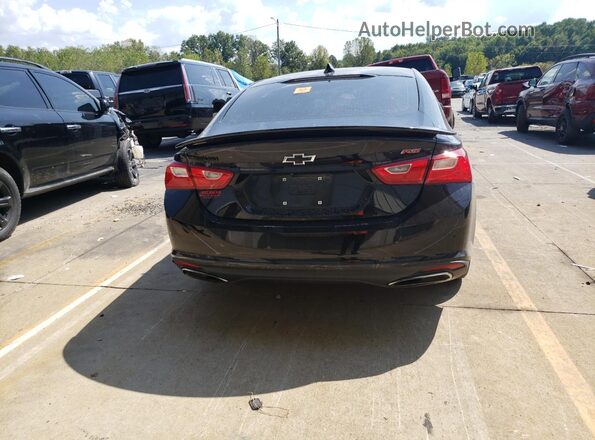 1G1ZG5ST2LF151648 2020 CHEVROLET MALIBU Black Rear view