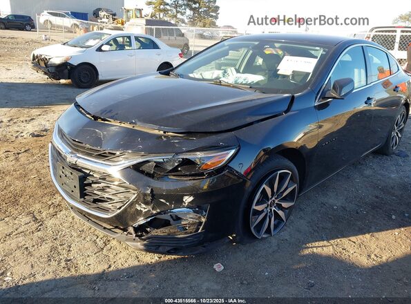 1G1ZG5ST3NF213707 2022 CHEVROLET MALIBU Black Вид спереду