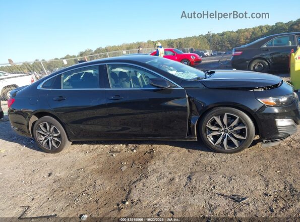 1G1ZG5ST3NF213707 2022 CHEVROLET MALIBU Black Вид задньої частини салону
