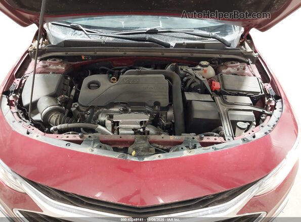 1G1ZG5ST8LF067236 2020 CHEVROLET MALIBU Maroon Rear view