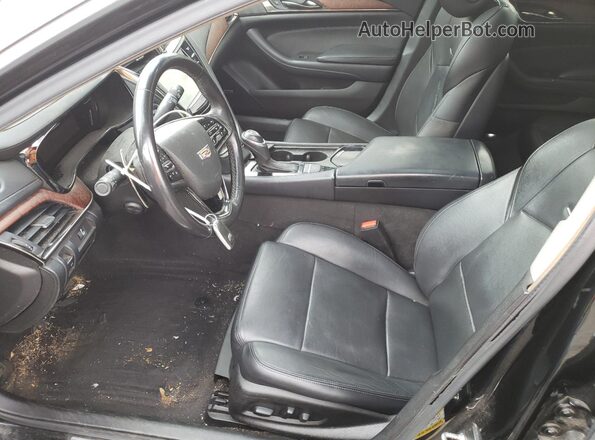 1G6AX5SS8J0161874 2018 CADILLAC CTS Black Widok wnętrza z przodu