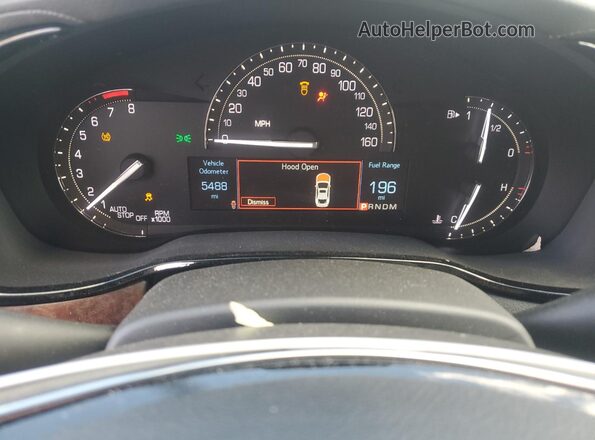 1G6AX5SX8K0113871 2019 CADILLAC CTS Silver Instrument cluster view
