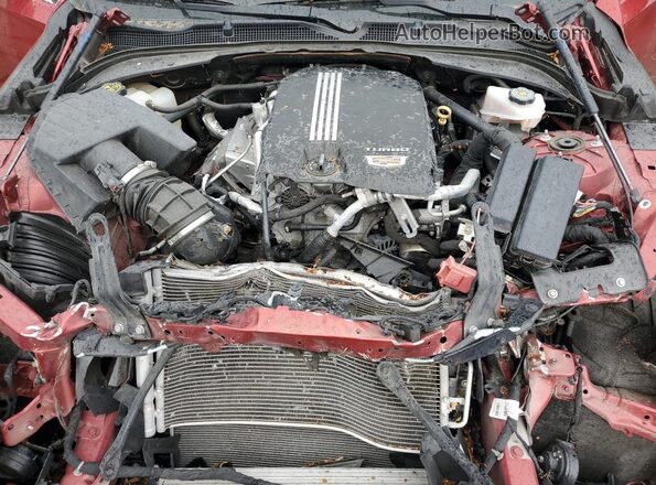 1G6DA5RK4L0139894 2020 CADILLAC CT4 Red უკანა სალონის ხედი