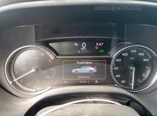 1G6DB5RK4P0131202 2023 CADILLAC CT4 Blue Instrument cluster view