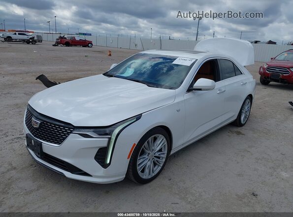 1G6DB5RL7L0147641 2020 CADILLAC CT4 Белый Передняя левая четверть