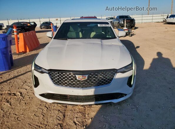 1G6DJ5RK2L0142499 2020 CADILLAC CT4 White Widok z przodu