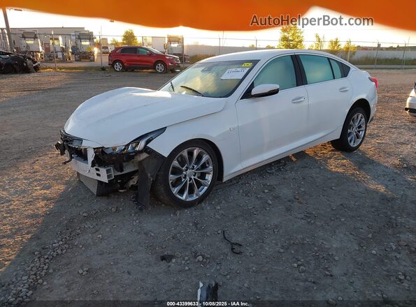 1G6DN5RK5P0129904 2023 CADILLAC CT5 Белый Передняя левая четверть