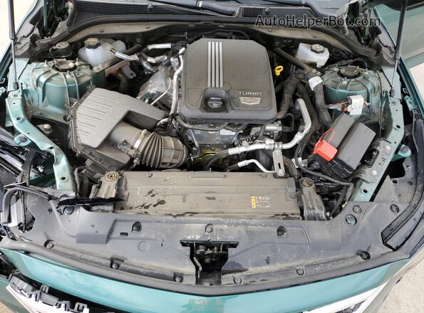 1G6DN5RK9S0104075 2025 CADILLAC CT5 Green Widok wnętrza z tyłu