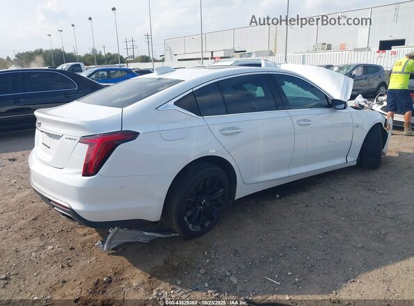 1G6DN5RW2S0101375 2025 CADILLAC CT5 White უკანა მარჯვენა