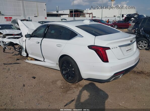 1G6DN5RW2S0101375 2025 CADILLAC CT5 White უკანა მარცხენა