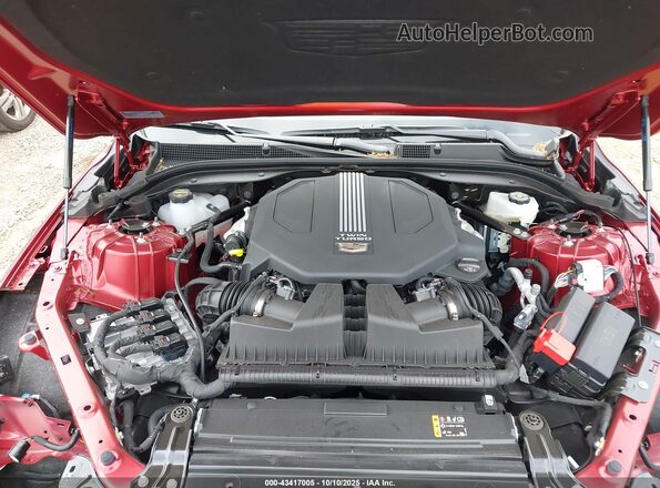 1G6DN5RWXS0122622 2025 CADILLAC CT5 Red უკანა ხედი