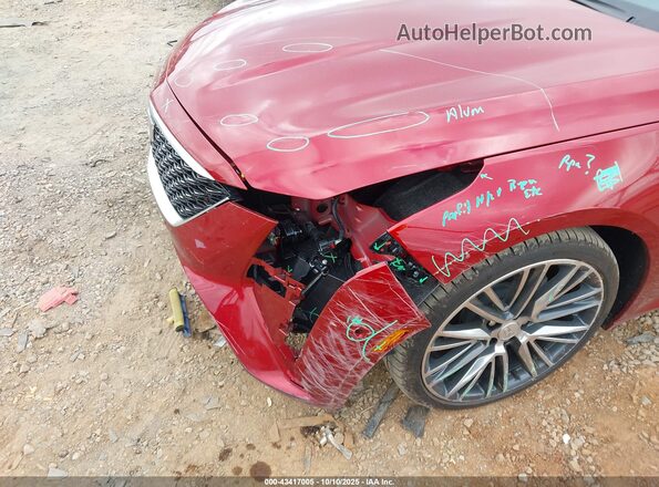 1G6DN5RWXS0122622 2025 CADILLAC CT5 Red წინა ხედი