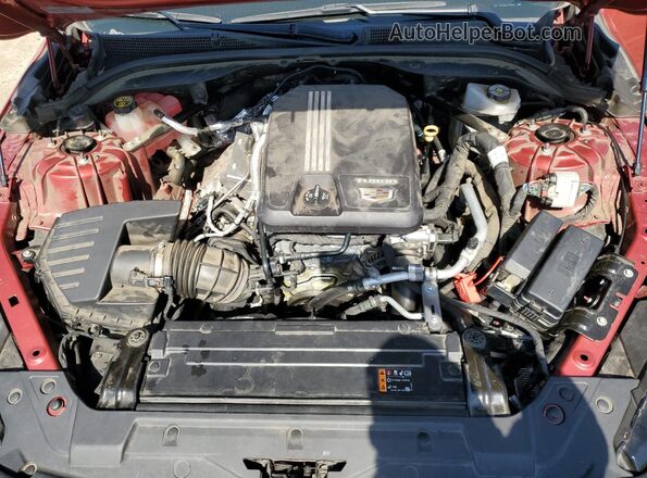 1G6DP5RK1L0140001 2020 CADILLAC CT5 Red Rear interior view