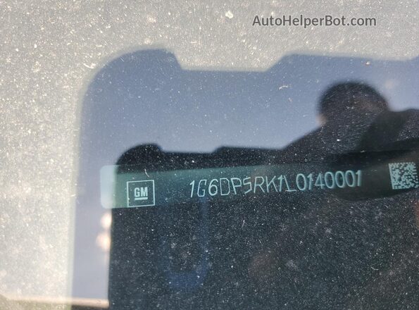 1G6DP5RK1L0140001 2020 CADILLAC CT5 Red Engine compartment view