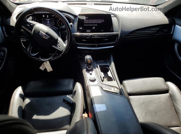 1G6DP5RK1L0140001 2020 CADILLAC CT5 Red Dashboard view