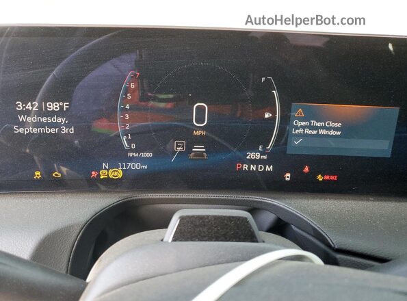 1G6DP5RK8S0113005 2025 CADILLAC CT5 Black Widok zestawu wskaźników
