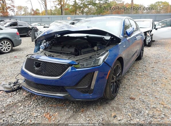 1G6DV5RW5M0145776 2021 CADILLAC CT5 Blue Przód lewy