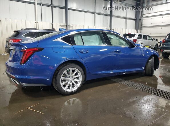1G6DX5RK7M0130154 2021 CADILLAC CT5 Синий Задняя правая четверть