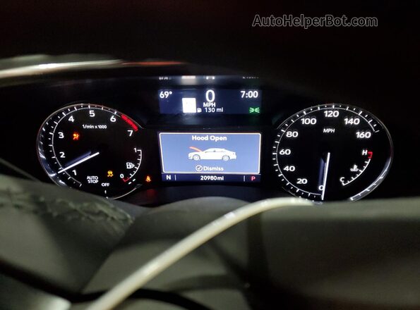 1G6DX5RK7M0130154 2021 CADILLAC CT5 Синий Вид щитка приборов