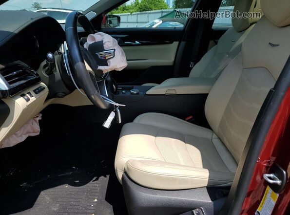 1G6KE5RS3LU102064 2020 CADILLAC CT6 Бордовый Вид салона спереди