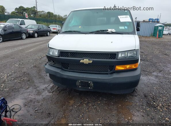1GAWGEFP0L1259618 2020 CHEVROLET EXPRESS White Vista del cuadro de instrumentos