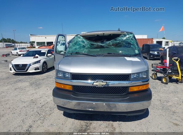 1GAZGPFG0L1118010 2020 CHEVROLET EXPRESS Gray Instrument cluster view