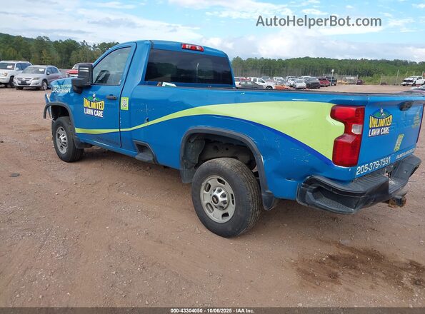 1GC0WLE75LF224078 2020 CHEVROLET SILVERADO Blue Задня ліва чверть