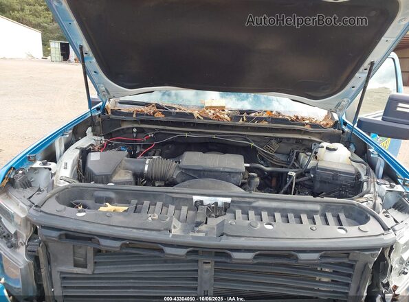 1GC0WLE75LF224078 2020 CHEVROLET SILVERADO Blue Вид ззаду