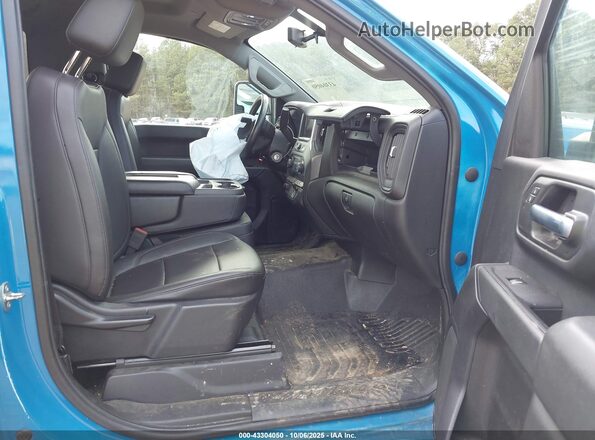 1GC0WLE75LF224078 2020 CHEVROLET SILVERADO Blue Вид салону спереду