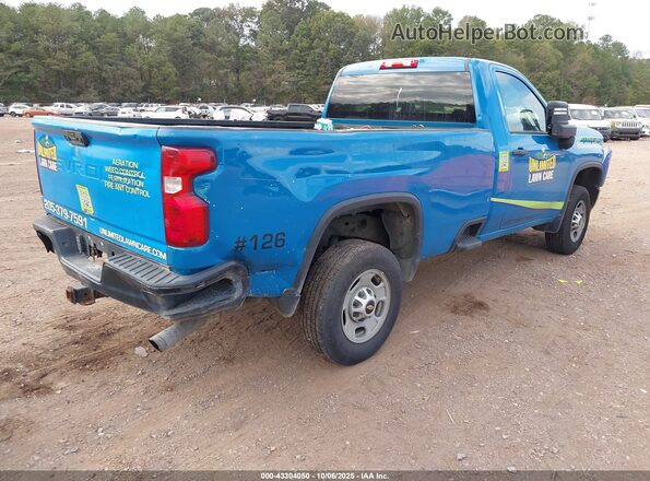 1GC0WLE75LF224078 2020 CHEVROLET SILVERADO Blue Задня права чверть