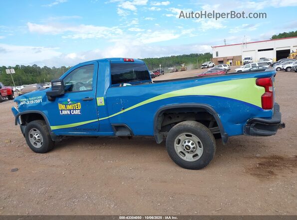 1GC0WLE75LF224078 2020 CHEVROLET SILVERADO Blue Панорамний вид салону 360°