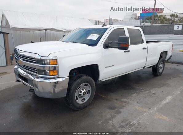 1GC1CUEG8GF232300 2016 CHEVROLET SILVERADO White Առջևի ձախ երեք քառորդ տեսարան