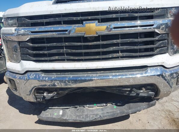 1GC1KNEY8SF343486 2025 CHEVROLET SILVERADO White Սարքավորումների վահանակի տեսք