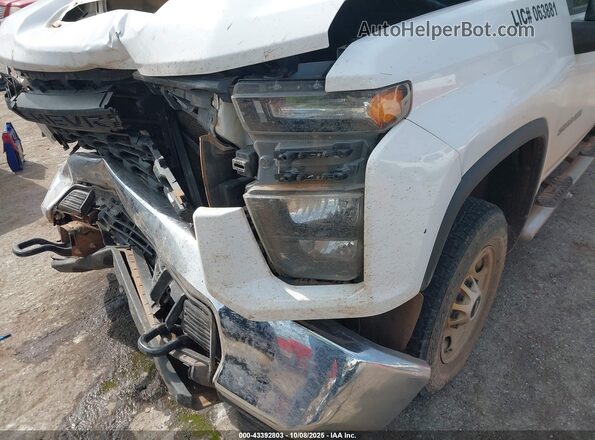 1GC1YLE7XLF306225 2020 CHEVROLET SILVERADO White Вид спереду