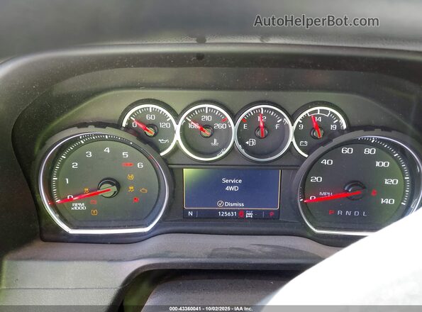1GC1YNE73LF282085 2020 CHEVROLET SILVERADO Blue Vista de los asientos traseros